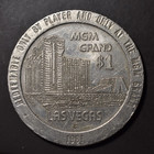 1981 Mgm Grand  1 Gaming Token Slot Obsolete Closed Las Vegas Nevada