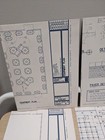 Vintage 1986 Wendy s Fast Food Restaurant Store Blueprints Set Of 8