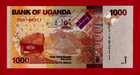Uganda 1000 Shillings 2022 Unc Note Sign  M  Atingi-ego   S w Kanyemibwa  p-49g 