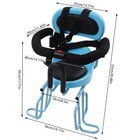 Child Bike Seat Bicycle Rear Mounted Children Seat Carrier For Kids   Toddlers