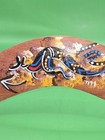 Australian-made Returning Boomerang W  Hand-painted Aboriginal Art- 12  