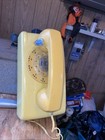 Vintage Western Electric Yellow Rotary Wall Telephone Bell System