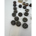 Vintage Metal Sewing Machine Bobbins Lot 25  Singer Class 66 Transparent Plastic