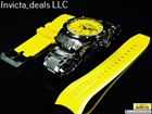 Tresod Men s Navmaster Chronograph Yellow Dial Black Tone Sapphire Crystal Watch
