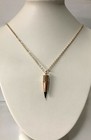  308 Hogstooth Rose Gold Necklace   Veteran Made  