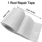 White Repair Tape  4 Inch X 30 Feet Tent Rv Awning Strong Adhesive Waterproof Ta