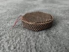 Small Antique Vtg Philippine Filipino Woven Tribal  Basket   Lid