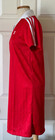 Adidas Originals 3 Stripes Adicolor V-neck Ss Jacquard Polo Dress Better Scarlet