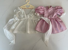 American Girl Samantha Birthday Dress   Lacy Pinafore  Pleasant Co  1996  Euc