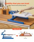 Vevor Screen Printing Machine 1 Color 1 Station Adjustable Tension 21 3 X 17 7in