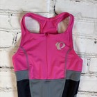 Womens Pearl Izumi Select Cycling Bibs Tri Suit Pink Gray Compression Sz S