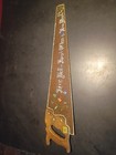 Hand Painted Saw  29  Wood Handle Farmhouse Scene   Life Quote Vintage Folk Art 