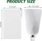 Warm Plant Frost Protection Cover Bags 4-pack  Freeze Blanket For Trees Pots
