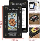 Classic Tarot Cards For Beginners - 78 Card Set  Learning Deck Black