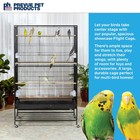 Prevue Hendryx Pet Products Wrought Iron Flight Cage - Big Rolling Bird Cage    