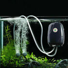 Silent Air Pump Aquarium Fish Tank Pump Hydroponic Oxygen 2 Outlet 5w Pump