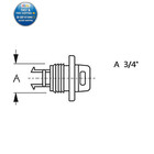 Quality Kayak boat Drain Plug Pack Of Two Use With 3 4 Black blue