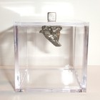 Meteorite And Display Cube 6 1 Gram Genuine Campo Del Cielo Meteorite With Coa