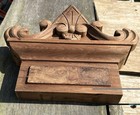 Antique Cherry Furniture Pediment  Furniture Topper      Free Shipping    