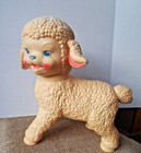 Vtg  Sun Rubber Lamb Toy Large Size 1960 s