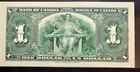 1937 Canada  1 King George Vi Choice Unc Gordon Towers Wide Panel Bc-21c Note