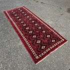 Antique Persian Hamadan Style Hand-knotted Wool Runner Rug 116   x45   