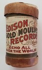 Old Edison Gold Moulded Cylinder Record  3217  chimes Safe In The Arms Of Jesus 