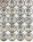 Bu Roll Of 20 1923-p Peace Silver Dollars   1 Coins All Original Mint State Ms