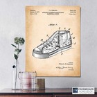 Basketball Wall Decor  Patent Basketball Shoes Poster Print  Ready To Hang No