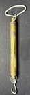 Vintage Chatillon Ny Usa Model In-12 Lbs 6 Kg Brass Hanging Tubular Scale