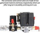 90-120psi Air Compressor Pressure Switch Control Valve Gauge Pressure Regulator