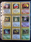 1st Edition Jungle Master Set 64 64 100  Complete Vintage Pokemon Cards