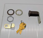 National C8053 Cam Lock Antique Brass 1-3 16  L 3 4  Dia Straight   Formed Cam