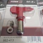 Titan Sc-6  Reversible Spray Tip 662-413   Set Of 3