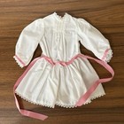 American Girl Doll Samantha Tea Dress   Collar 1992 Pleasant Company -stains