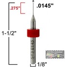  0145   79  Carbide Drill Bits - Five Pieces -  Premium Drills Cnc Pcb Wood Lu