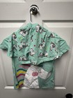 Unicorn Pjs Teal  Youth Size 8