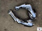Medieval Knight Full Arm Protection With Roundels 18 Gauge Reenactment Armour