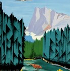 Canada 1951 Airline Advertisement Vintage Poster Print Art Retro Style Travel Ad