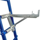 1 Pair Two Rung Short Body Ladder Jack Scaffolding Tool Steel Frame