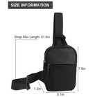 Mens Waterproof Sling Bag Chest Cross Body Travel Sport Shoulder Backpack 2025