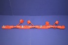 Red Positive Overmolded 4 Battery Cable Harness Freightliner Sterling     
