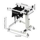 Electric Patient Lift Transfer Chair  Foldable Wheelchair And Car Transfer 90w