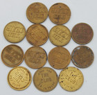 Lot Of 13 - Washington  The Club Good For 5   Trade Token  to284 