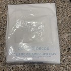 Bed Dorm Skirt Panel White 45 W 34 L