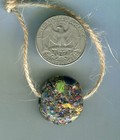 African Trade Beads Vintage Antique Venetian Old Glass Millefiori Tabular Bead
