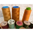 Vintage Wooden Spools Sewing Thread Lot Coats   Clarks American Large Cones 21pc