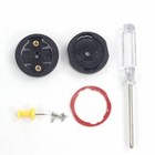 Trigo Computer Mount Insert Kit Back Rotate Cover Replacement For Garmin Edge