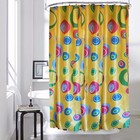 Shower Curtain Surface Coated 100  Polyester Fabric Waterproof Anti-mildew 