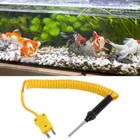 K-type Thermocouple Probe Digital Thermometer Steel Sensor Spiral Cable 2 4pcs